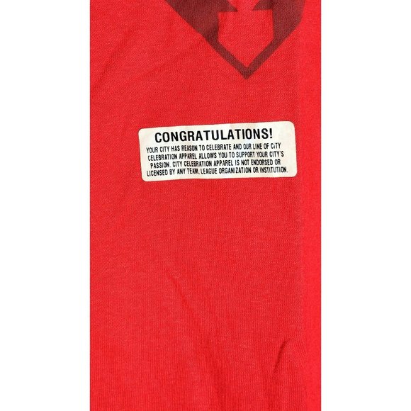 Delta Pro Weight Men's Medium Red Cotton Boston Baseball T-Shirt - Yawkey Way - Picture 8 of 9